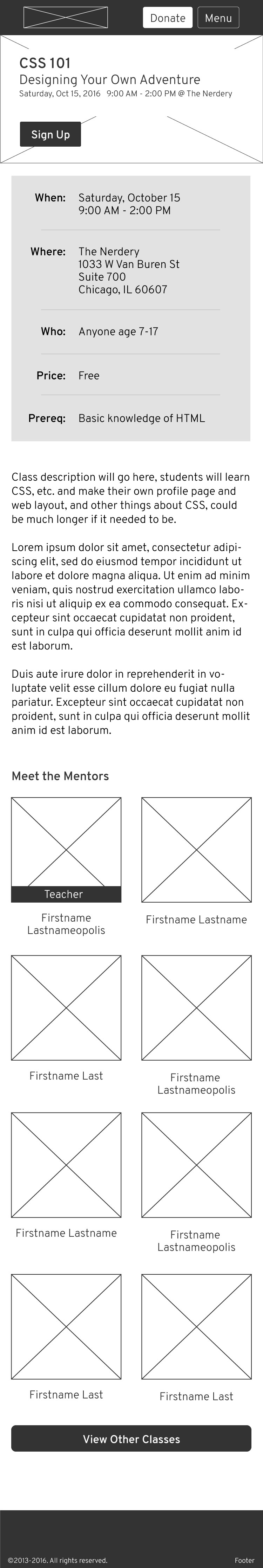 class-info-page-wireframe-mobile